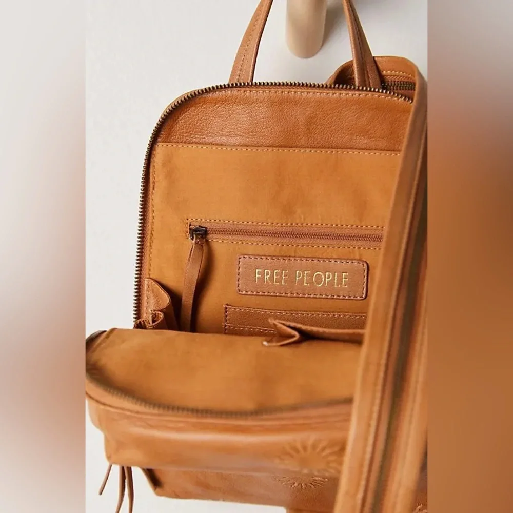 NWT Free People Break Of Dawn Backpack ~Cognac~ - Picture 5 of 5